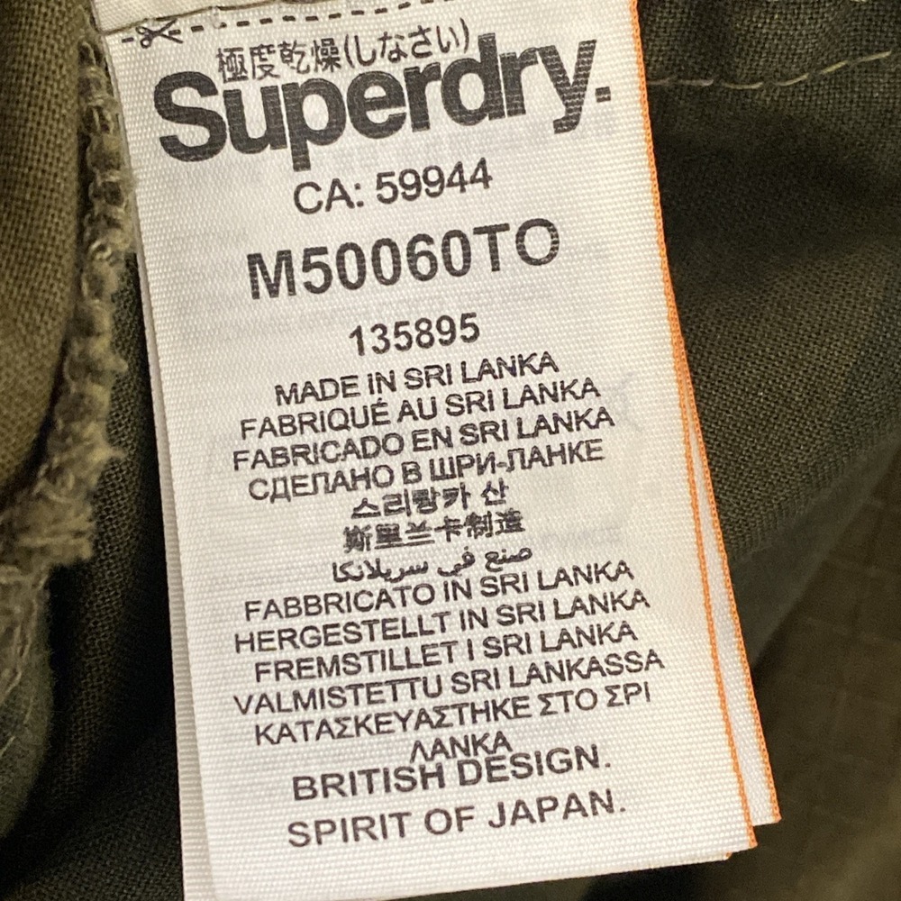Superdry Jacket Men's Size XL Green Utility Military Field Army M65 Style - Picture 6 of 14